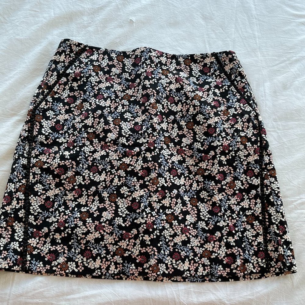 Floral LOFT pencil skirt